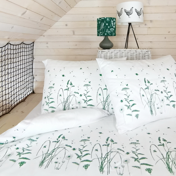 BED LINEN GREEN MEADOW