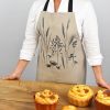 WHEAT LINEN APRON