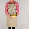 WHEAT LINEN APRON