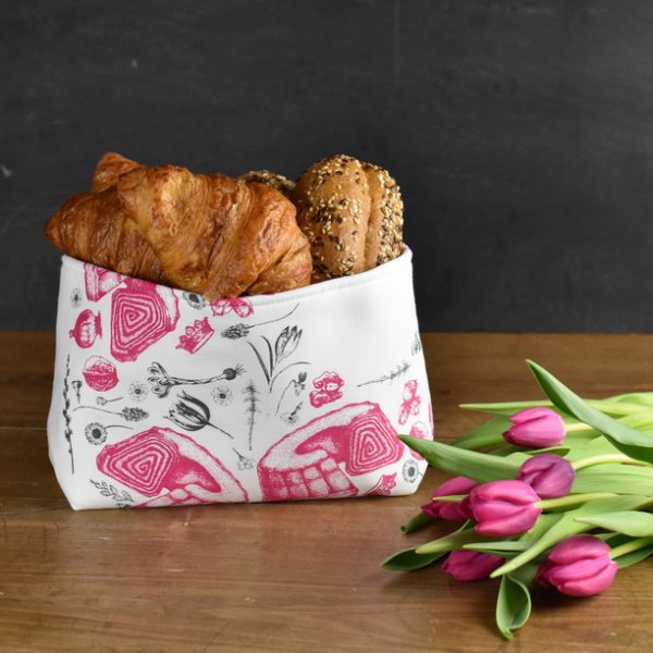 CIKLAM POMLADNI VENČEK, košarica za kruh