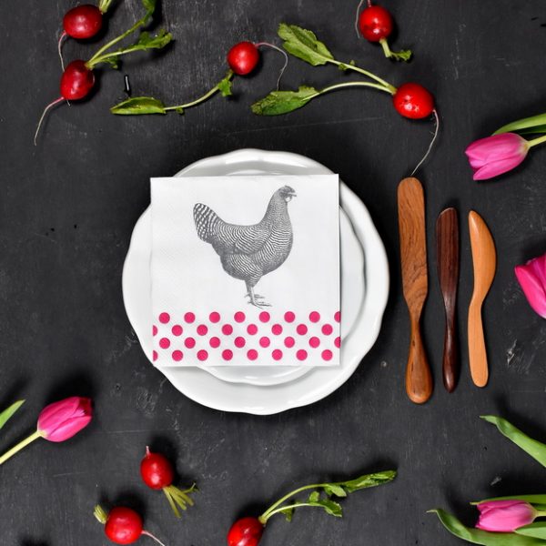 Papirnati prtički, siva kokoš