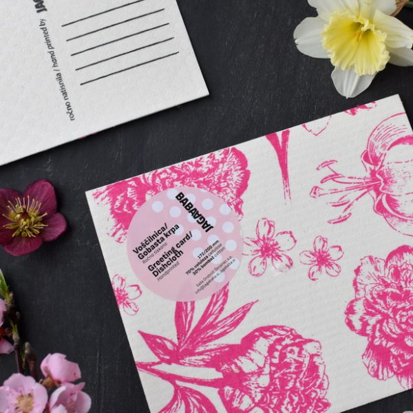 POTONIKA, voščilnica/vileda