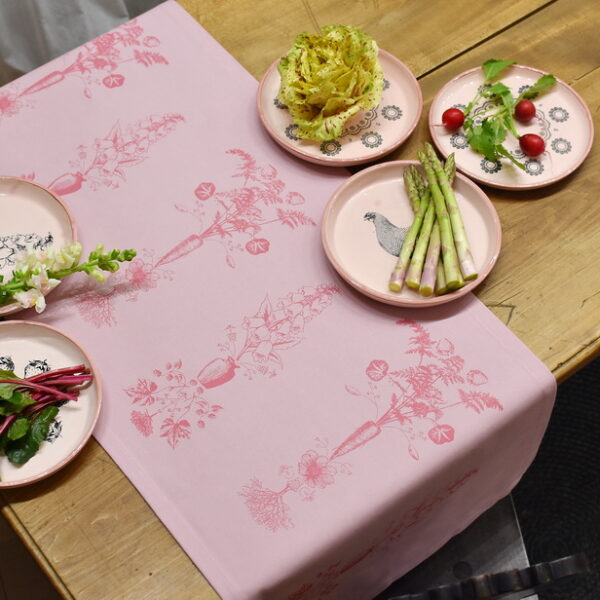 4 LETNI ČASI, old rose, namizni tekač